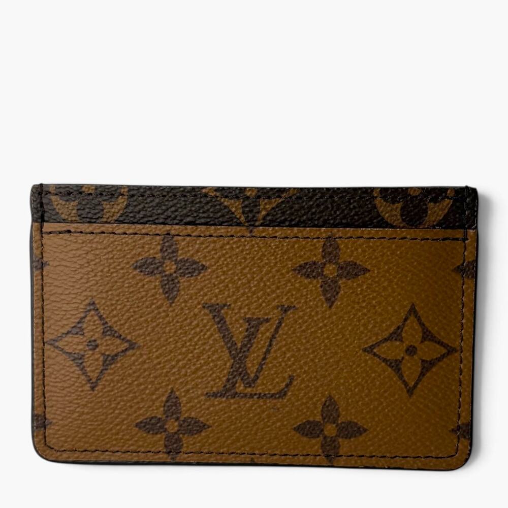 Reverse Monogram Card Holder